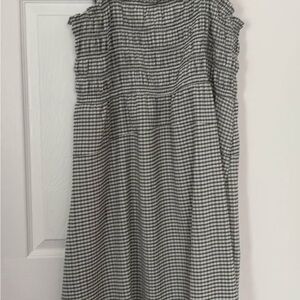 Old Navy Green and white Gingham Dress